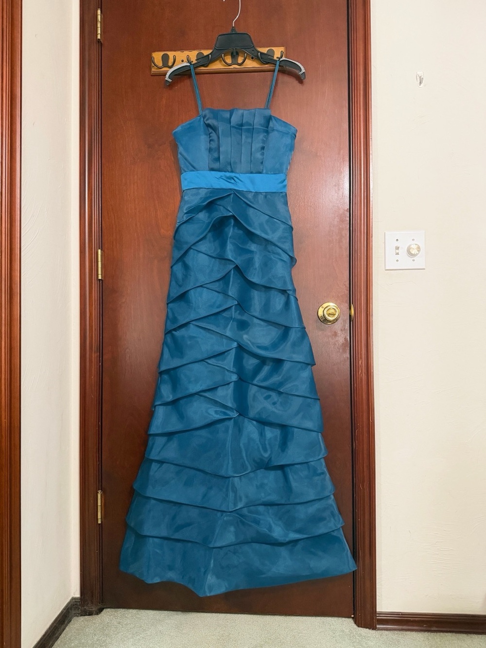 ORGANZA GOWN Party Dress GEM BLUE Size 2 New With Tags